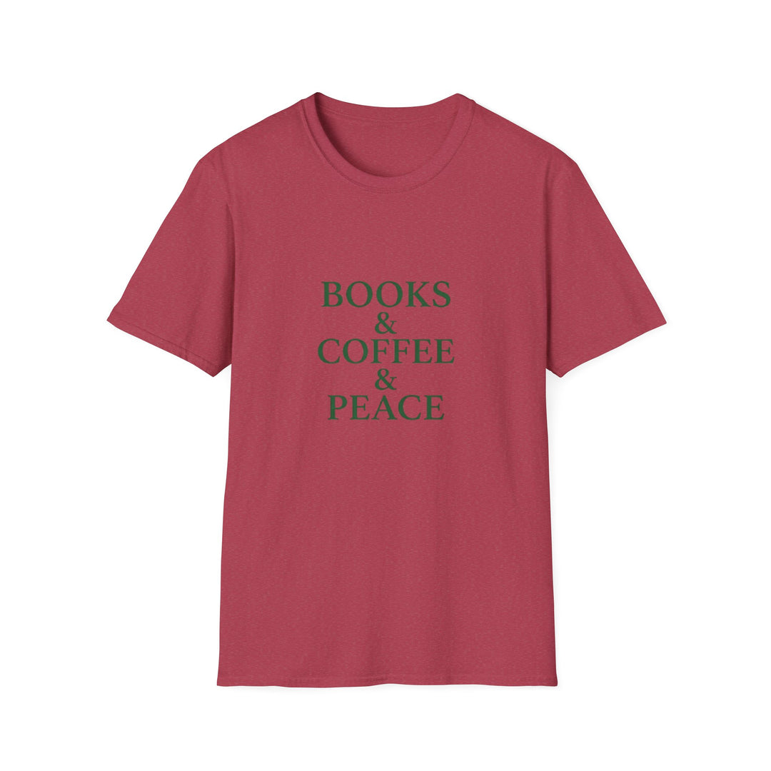 Book Coffee & Peace T-Shirt