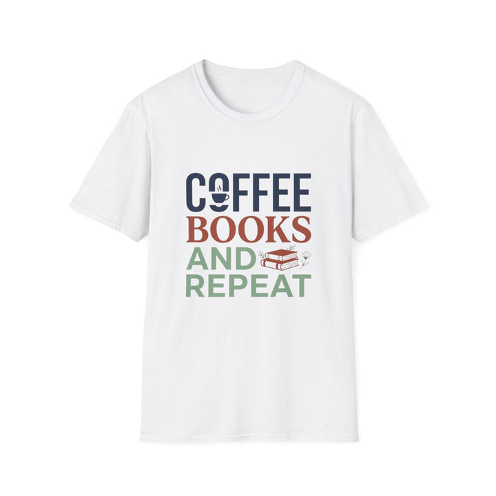 Unique Coffee Book Repeat T-Shirt