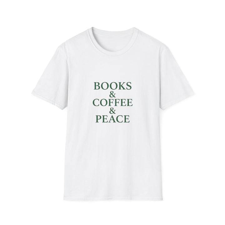 Book Coffee & Peace T-Shirt