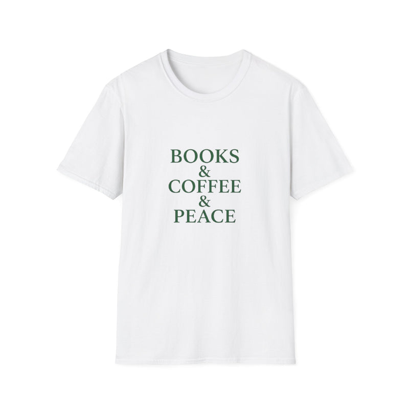 Book Coffee & Peace T-Shirt