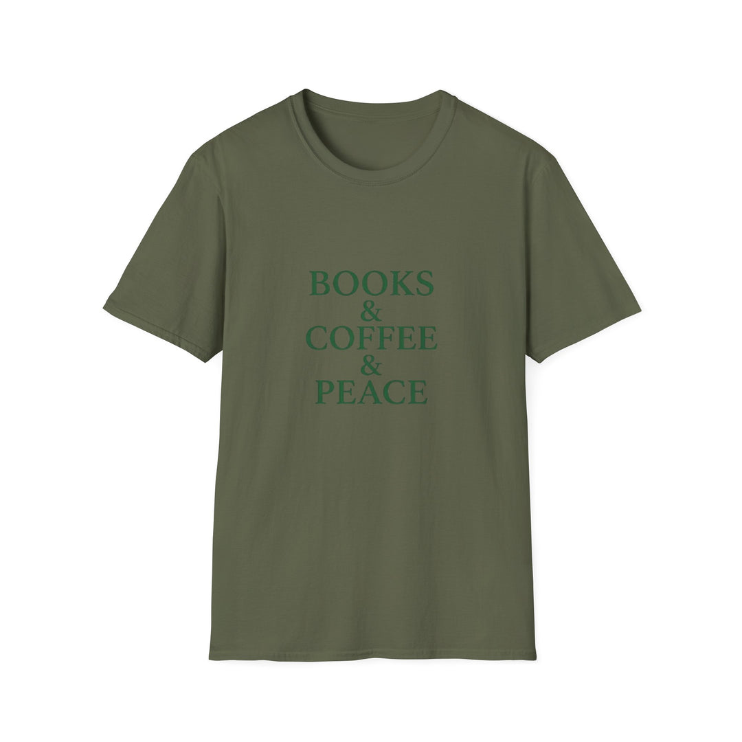 Book Coffee & Peace T-Shirt