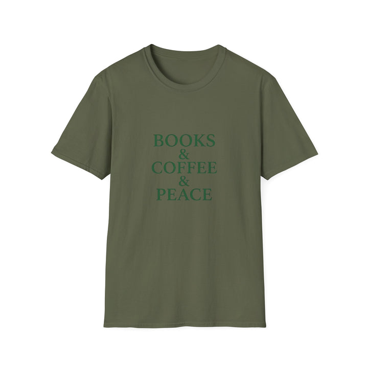 Book Coffee & Peace T-Shirt