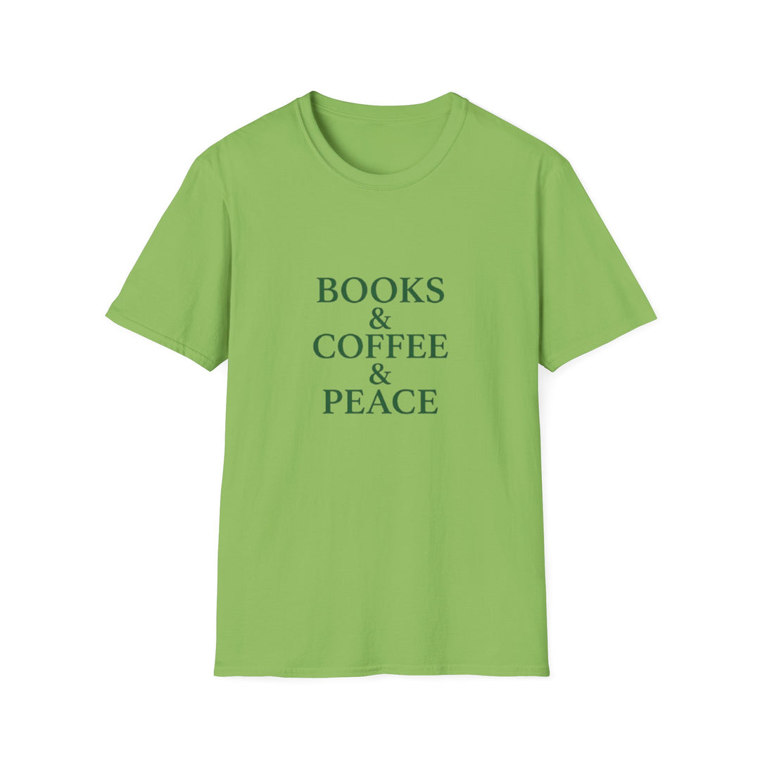 Book Coffee & Peace T-Shirt