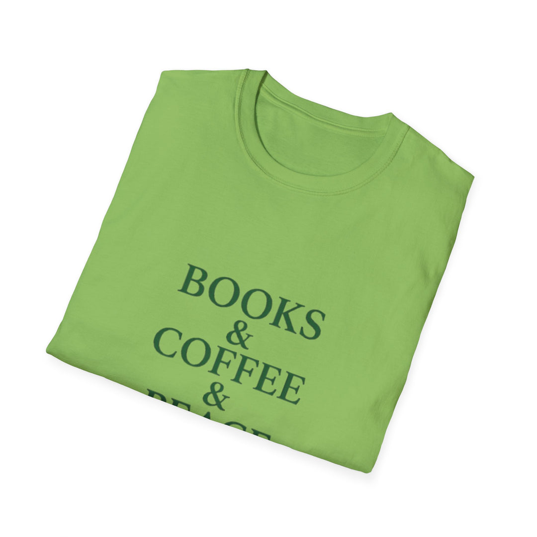 Book Coffee & Peace T-Shirt