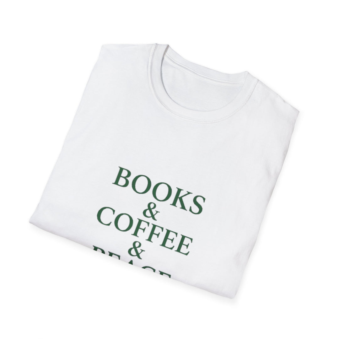 Book Coffee & Peace T-Shirt