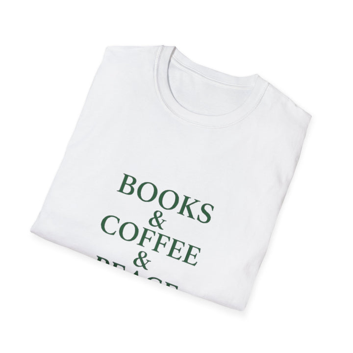 Book Coffee & Peace T-Shirt